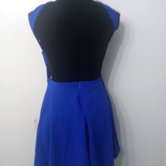 Lulus Blue Halter Dress Size M - Picture 4 of 5